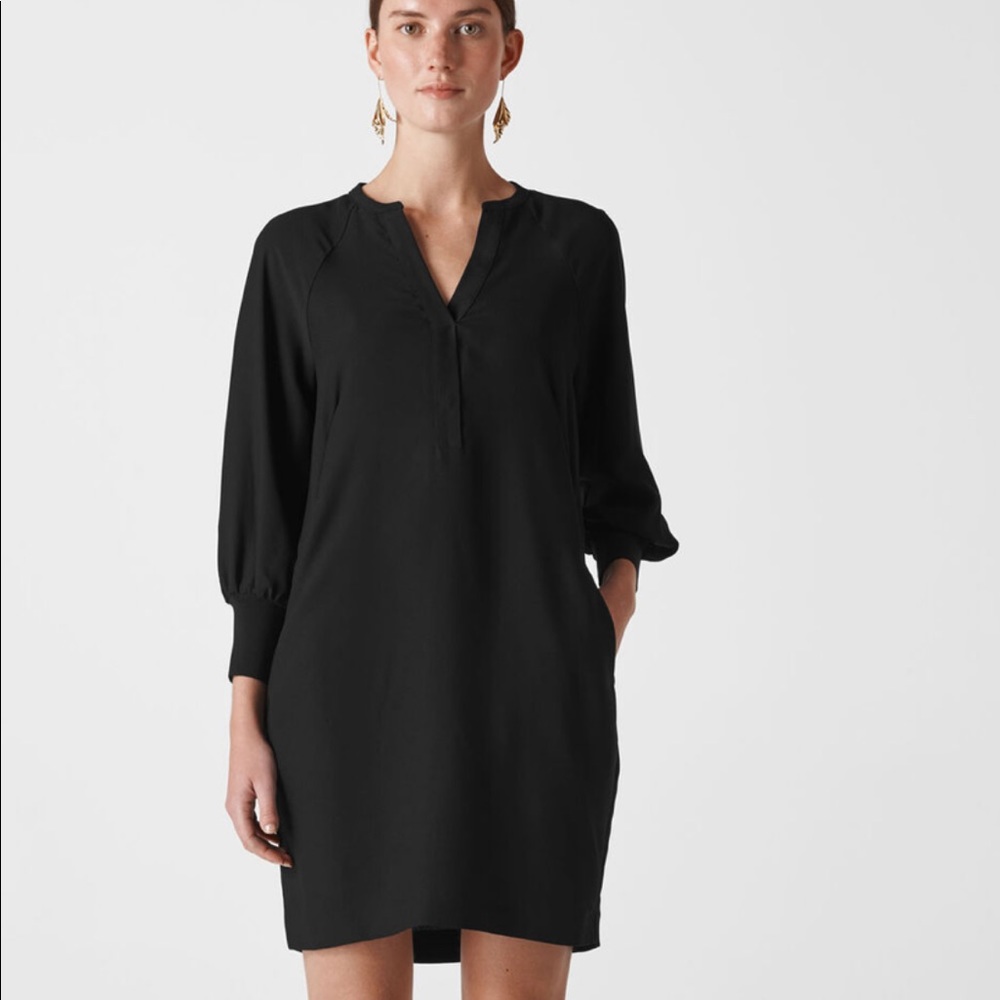 Whistles Zeta Rib Cuff Dress Size 4